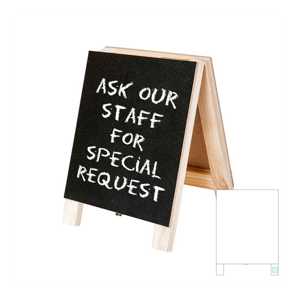 Minikulmaiset liuskekivet, joissa on 2 puusivua